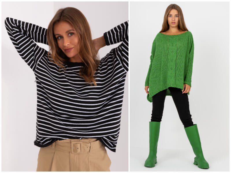 Find a trendy oversize sweater in bulk for your range.